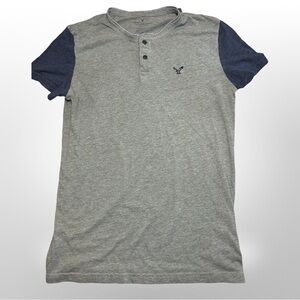 Men’s Vintage American Eagle Y2K Henley – XS
